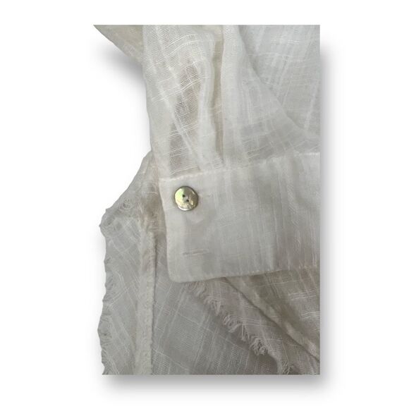 Free People Sheer Lightweight Top Size Small - Picture 6 of 9